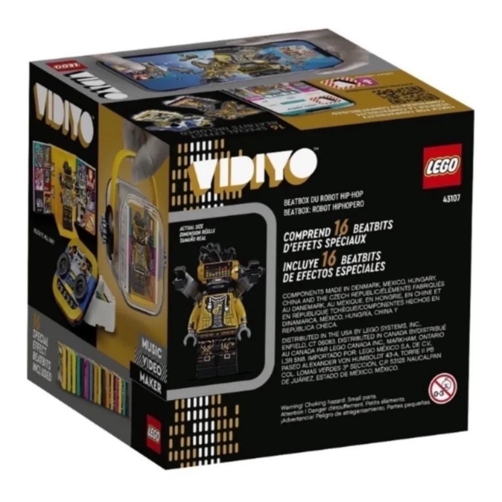 LEGO VIDIYO Portable Music Maker HipHop Robot Minifigure Doll BeatBox Toy 43107